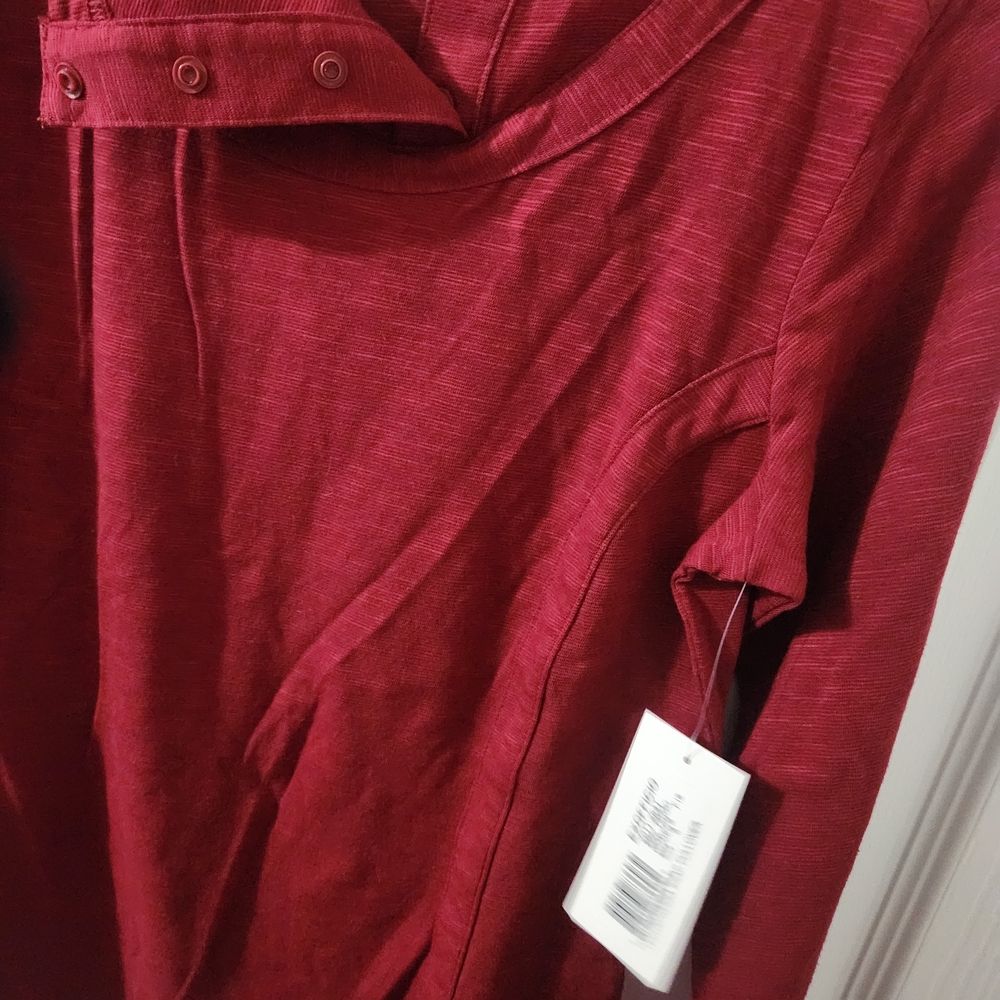 Exofficio Burgundy Button-Up Shirt